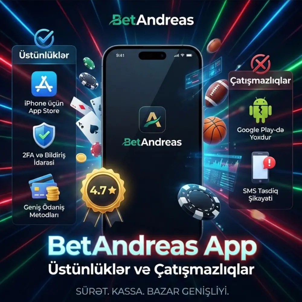 BetAndreas App-in Üstünlükləri və Çatışmazlıqları