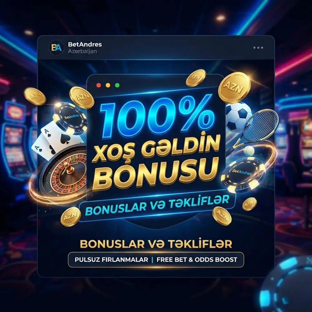 BetAndreas Casino Bonusları və Təkliflər