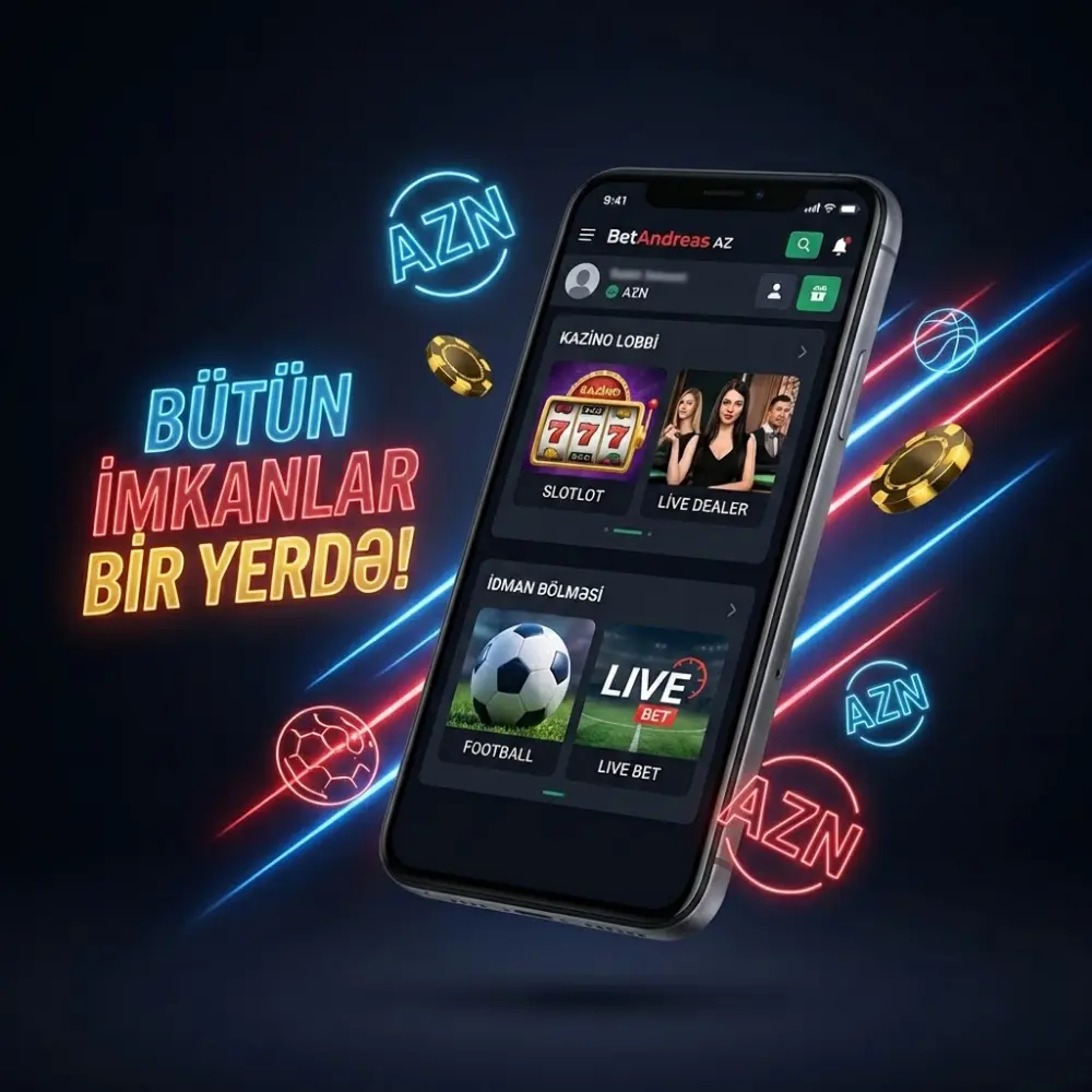 BetAndreas Girişdən Sonra İmkanlar